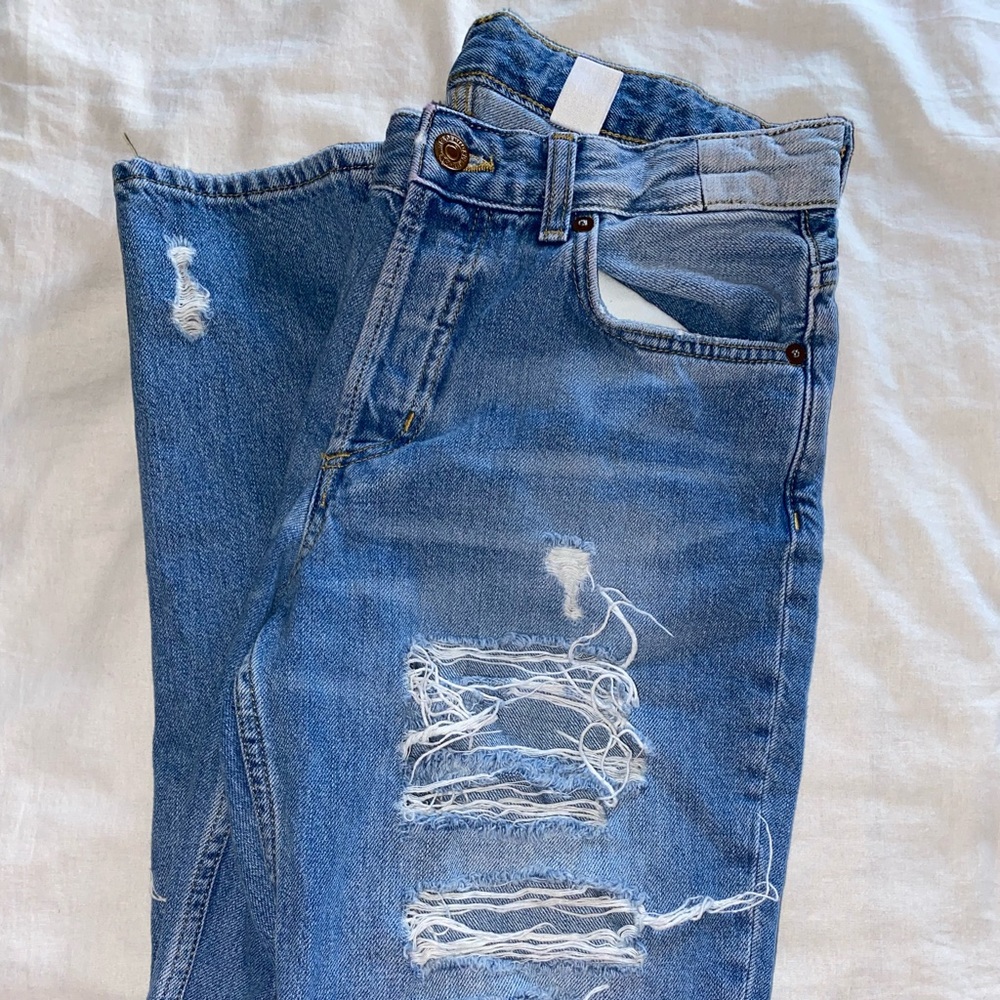 Low waist boyfriend jeans